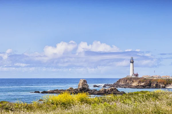 Holubí bod Lighthouse California — Stock fotografie