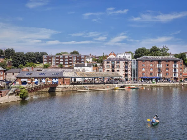 River Exe and Exeter Quays — Stock Photo, Image