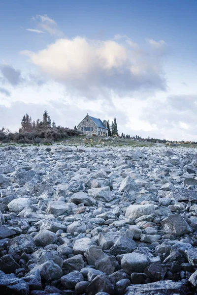 Église du Bon Pasteur, Lac Tekapo, Canterbury, Nouvelle-Zélande — Photo