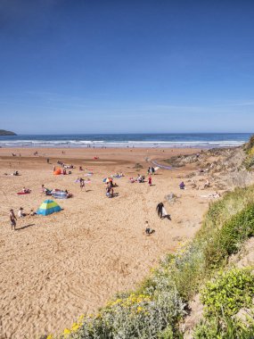 Woolacombe, Kuzey Devon, İngiltere, Birleşik Krallık