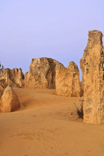 Die Zinnen-Wüste im Nambung Nationalpark, Westaustralien — Stockfoto