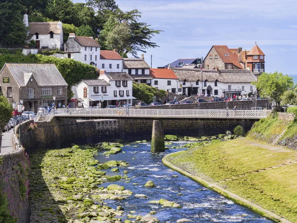 Mars Hill Lynmouth Devon Yhdistynyt kuningaskunta — kuvapankkivalokuva