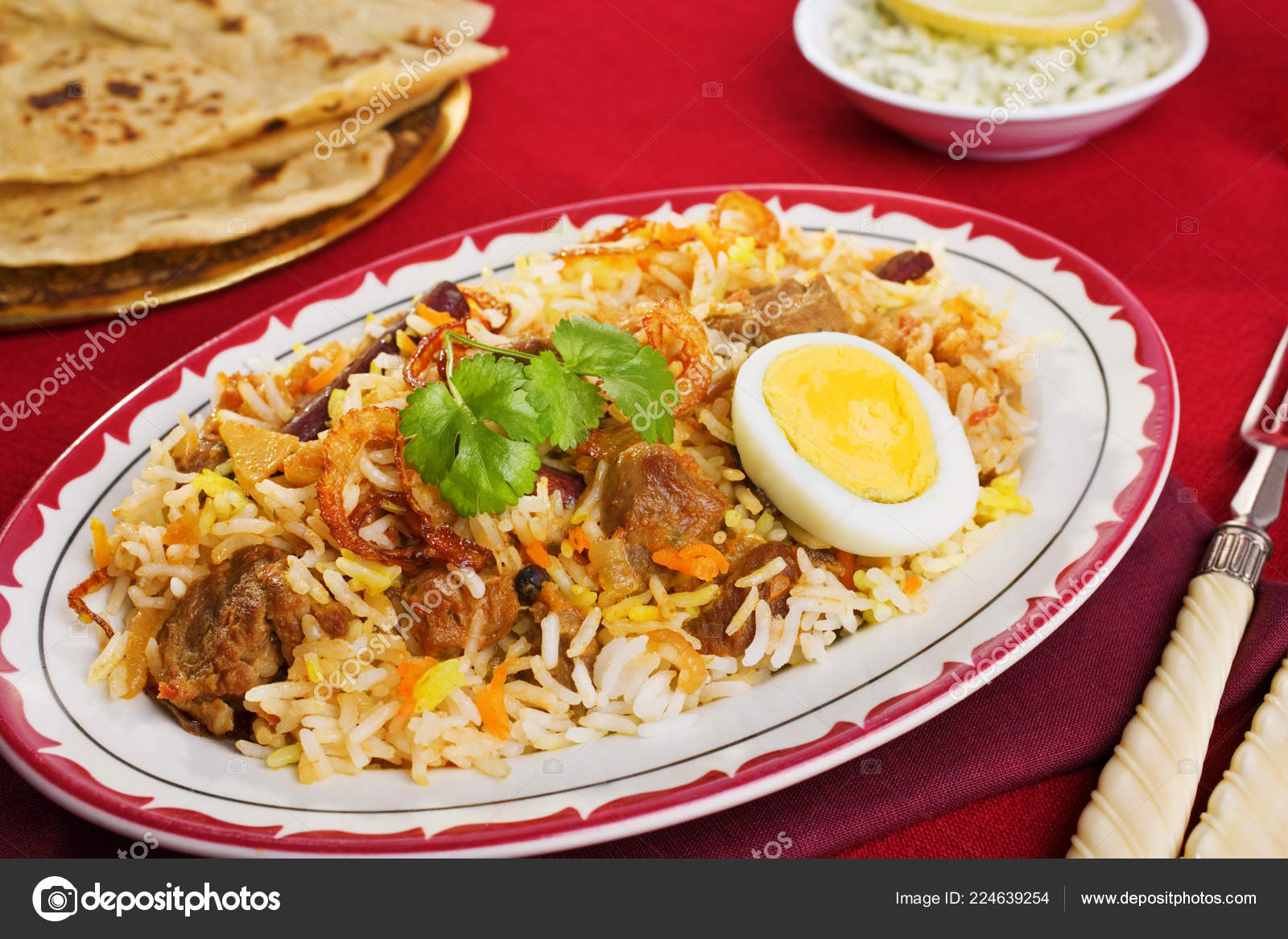 Lamb Biryani with Egg Stock Photo by ©TravellingLight 224639254