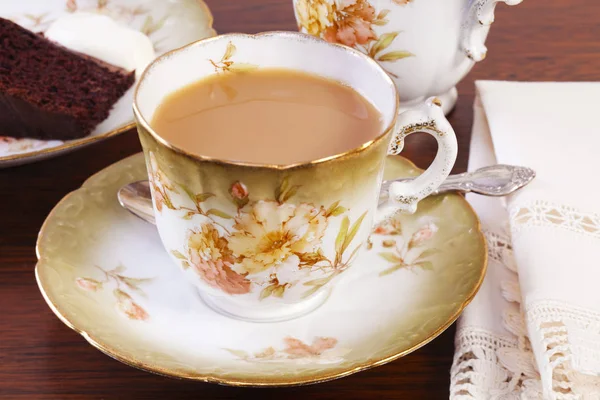 Öğleden sonra çay fincan — Stok fotoğraf