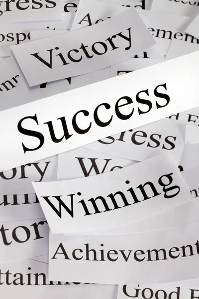 Concepto de éxito en palabras — Foto de Stock