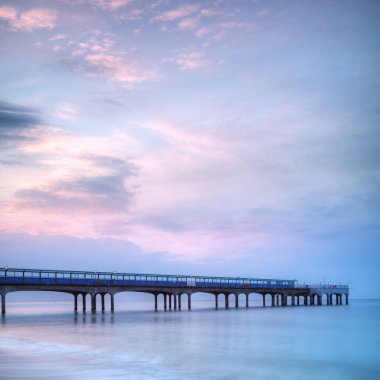Boscombe Pier Bournemouth İngiltere'de