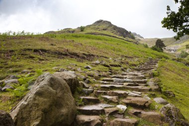 Yol Stickle Ghyll Lake District İngiltere