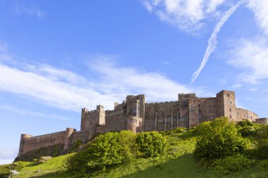 Bamburgh Castle Northumberland İngiltere