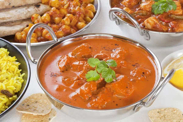 Selección de banquete de curry — Foto de Stock