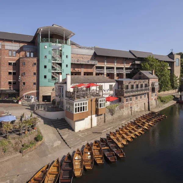 Durham City Riverside Building UK — стоковое фото