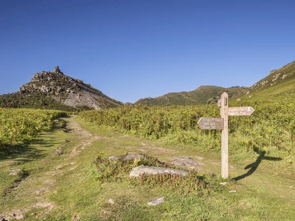 Vallei van de rotsen Lynmouth Devon Uk — Stockfoto