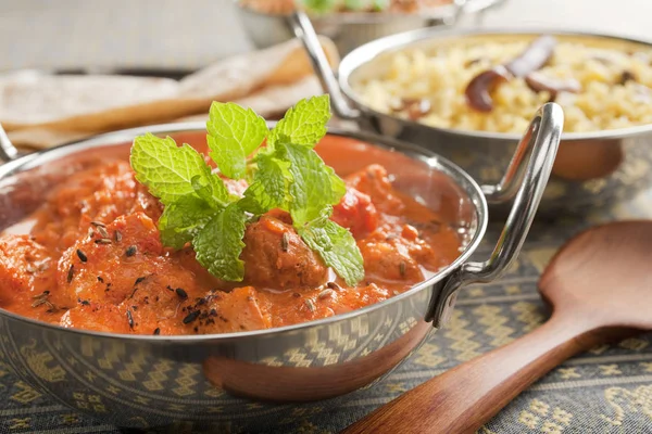 Indisches Curry-Huhn Tikka Masala — Stockfoto