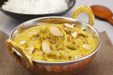 Hint yemekleri kuzu Pasanda 