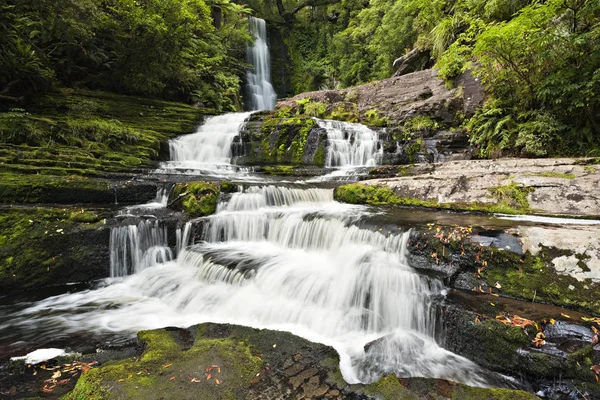 MacLean Falls Catlins Otago Yeni Zelanda