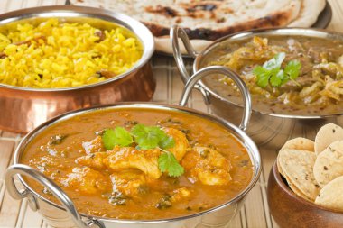 Tereyağı tavuk Hint köri