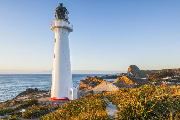 Castlepoint Lighthouse nya Zeeland — Stockfoto