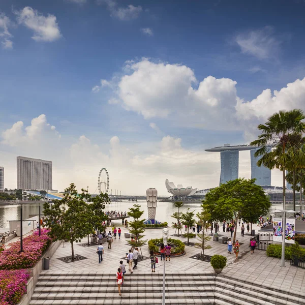 Merlion Park, Singapore — Stockfoto