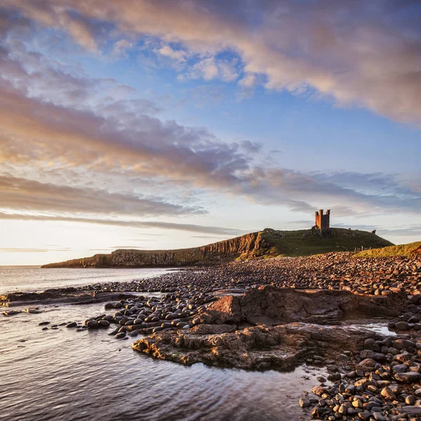 Craster kasteel Northumberland Engeland — Stockfoto