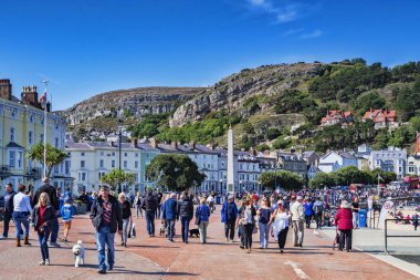 Llandudno Promenade Conwy North Wales İngiltere'de