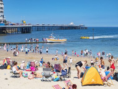 Llandudno plaj ve iskele Uk