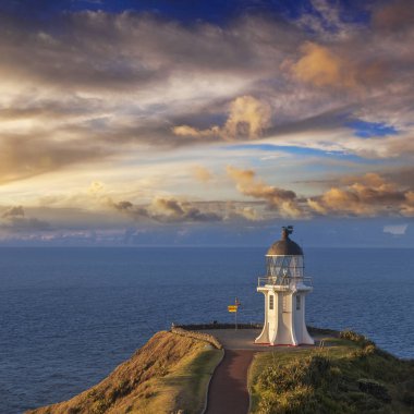 Cape Reinga deniz feneri Northland Yeni Zelanda