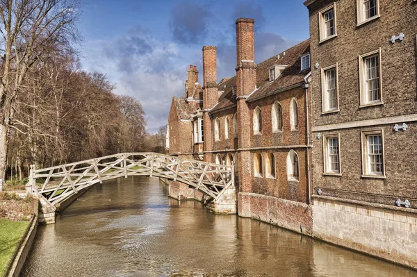 El puente matemático Cambridge — Foto de Stock