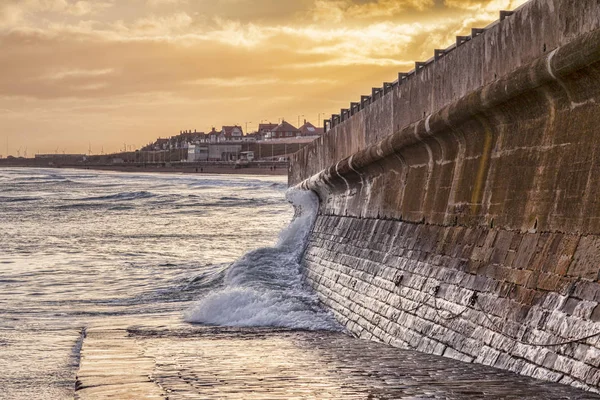 Θάλασσα τοίχο, Bridlington — Φωτογραφία Αρχείου