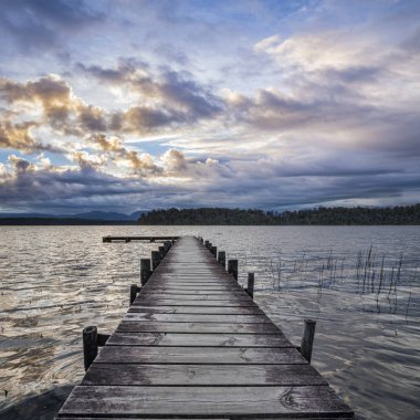Lake Mapourika West Coast Yeni Zelanda