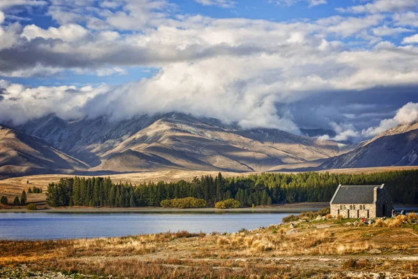 Λίμνη Tekapo Canterbury Νέας Ζηλανδίας — Φωτογραφία Αρχείου