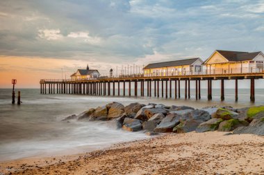 Southwold İskelesi'Sunrise, İngiltere