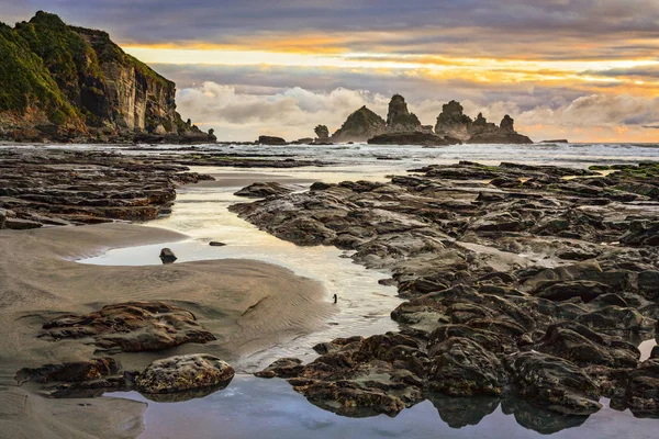 Motukiekie Coastline, New Zealand — Stock Photo, Image