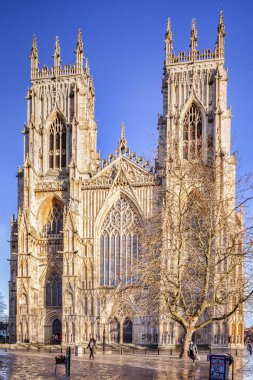York Minster dikey İngiltere'de