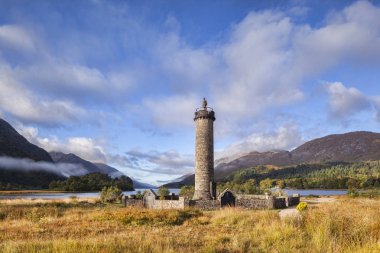Glenfinnan anıt, İskoçya Highlands, İngiltere