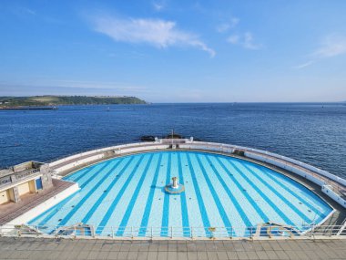 Plymouth Lido Devon İngiltere'de