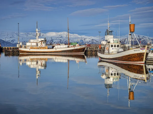 冰岛胡萨维克港 — 图库照片