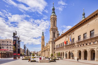 Zaragoza, İspanya, Plaza del Pilar