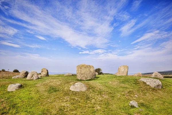 Círculo de Pedra Machrie Moor Ilha de Arran — Fotografia de Stock