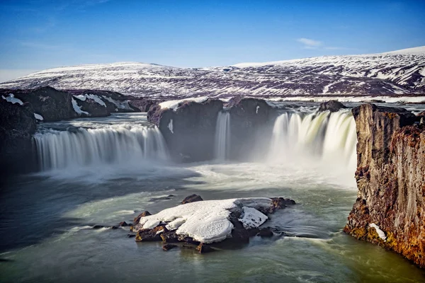 Godafoss şelale, İzlanda — Stok fotoğraf