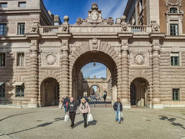 Palais du Parlement Stockholm Suède — Photo