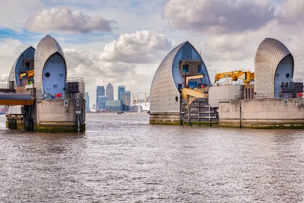 London Thames Barrier Wielka Brytania — Zdjęcie stockowe