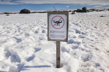 Hayır Drones İmza Vatnajokull Milli Parkı İzlanda