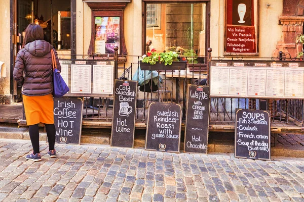 Blackboard Menü Stockholm İsveç