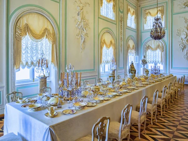 White Banqueting Hall, Peterhof Palace — 스톡 사진