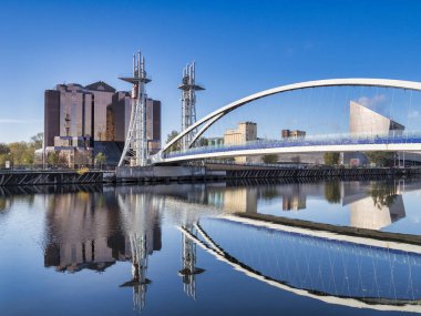 Lowry Bridge, Salford Quays, Manchester, İngiltere