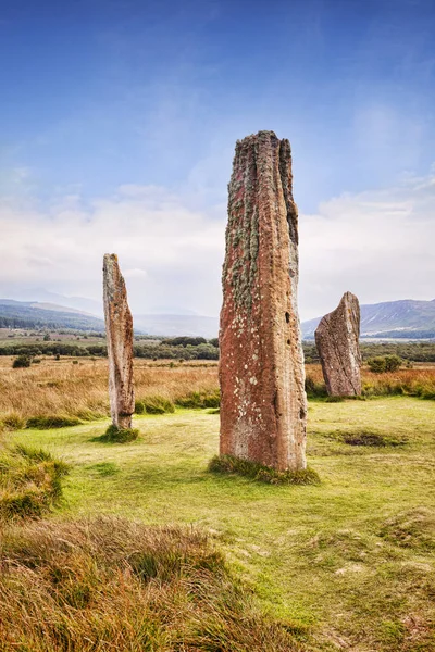 Machrie Moor Stone Circle, Ilha de Arran, Escócia — Fotografia de Stock