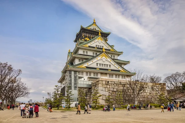 Osaka Castle Keep, Japán — Stock Fotó