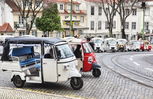 Tuk tuks à louer Lisbonne Portugal — Photo