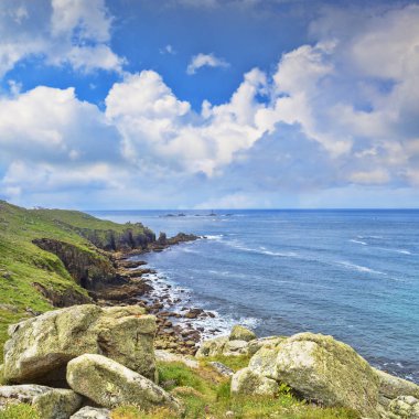 Lands End Cornwall İngiltere