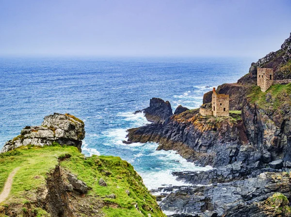The Crowns Engine Houses Cornwall UK — Stock Photo, Image