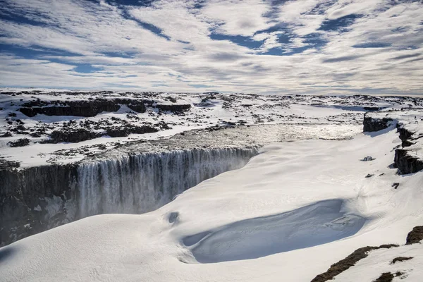 Dettifoss καταρράκτης, Ισλανδία — Φωτογραφία Αρχείου